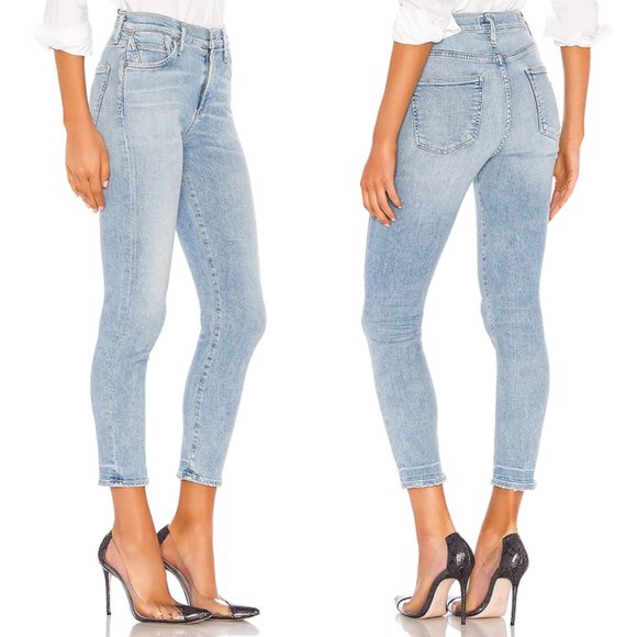 Citizens Of Humanity Rocket Crop High Rise Skinny Jeans Stretch Soft Fade 26 - Picture 2 of 8